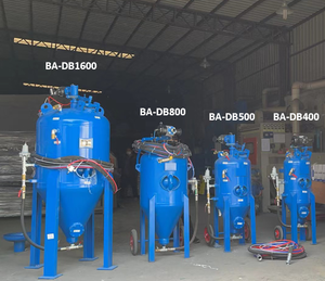 Pot de sablage à eau sans poussière portable avec compresseur d'air diesel Équipement complet de sablage sans poussière - Product Image 6