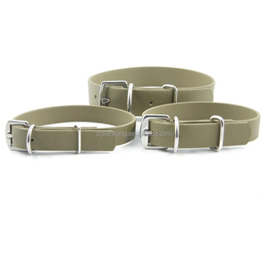 Collares Personalizados para Perros, Recubiertos de PVC, Impermeables, de Poliéster, Suaves, Extremadamente Resistentes, Antiolor, de Colores, con Acero Inoxidable Resistente a la Oxidación - Product Image 3