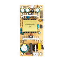 Alimentation à découpage haute efficacité AC/DC 9V 7A, carte PCBA à châssis ouvert, sortie unique 63W, personnalisable pour applications industrielles, LED et vidéosurveillance