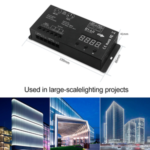 Công suất cao kỹ thuật số DMX512 <span class=keywords><strong>Led</strong></span> điều khiển New màu duy nhất <span class=keywords><strong>3</strong></span> kênh <span class=keywords><strong>DMX</strong></span> giải mã cho KTV Bar ánh sáng sân khấu - Product Image 5