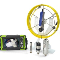 360 °   Caméra d'inspection de tuyaux rotative, système d'inspection portable pour tuyaux de diamètre DN7-800 mm