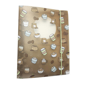 Hot bán dễ thương 6 vòng ban nhạc cao su thư mục tập tin giá rẻ PP chất liệu thư mục trình bày thiết kế dễ thương cho điền thư mục <span class=keywords><strong>Sheets</strong></span> - Product Image 2