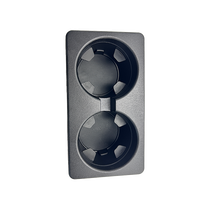 Nouveau porte-gobelets double en plastique OE19154712 compatible Chevrolet / porte-boissons pour console centrale remplace l'original du véhicule