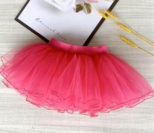 Gonna <span class=keywords><strong>Tutu</strong></span> Rosa per Ragazze, Mini Abito da Danza, Morbido Tulle, Costume da <span class=keywords><strong>Ballerina</strong></span> con Elastico Largo per Allenamento - Product Image 6