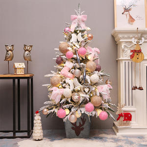 Árbol de Navidad artificial de 1,5 m decorado con adornos, luz de árbol de Navidad, adornos navideños para decoración del hogar - Product Image 4