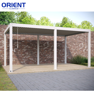 Pergola en aluminium sur mesure <span class=keywords><strong>3x4</strong></span> 6x3 10x10, gazebo imperméable, <span class=keywords><strong>abri</strong></span> <span class=keywords><strong>de</strong></span> <span class=keywords><strong>jardin</strong></span> extérieur - Product Image 2