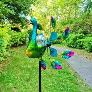 <span class=keywords><strong>Moulin</strong></span> à <span class=keywords><strong>vent</strong></span> solaire rotatif en métal, grande taille, Led magique, pour <span class=keywords><strong>jardin</strong></span> - Product Image 2