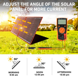 Panneau solaire portable pliable de <span class=keywords><strong>110W</strong></span> (55W*2) pour l'extérieur, avec une efficacité supérieure à 20% et une conception légère, idéal pour le camping - Product Image 4
