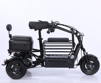 Vente directe d'usine, scooter électrique à trois roues de haute qualité, pneus larges, 800W, pliable, moteur, voyage pour adultes