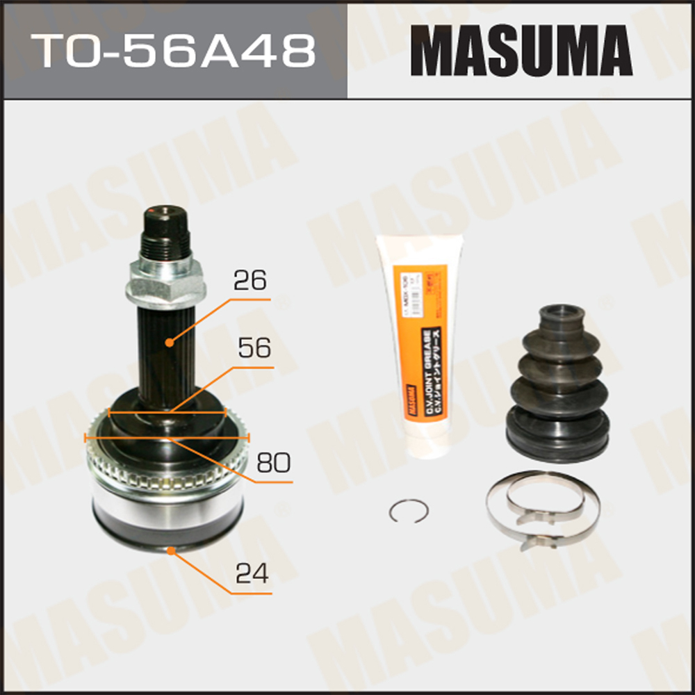 MASUMA Outer CV Joint for Toyota Avensis - Reliable Performance
