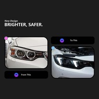 Projecteurs LED CREULI pour BMW Série 4 F32 2013-2020, feux de jour, clignotants, feux de route, Plug & Play