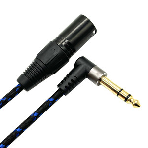 <span class=keywords><strong>1</strong></span>/<span class=keywords><strong>4</strong></span> \ "XLR macho Nylon trenzado cuarto de pulgada TRS 6,35mm TRS XLR interconexión equilibrada micrófono <span class=keywords><strong>Cable</strong></span> Patch <span class=keywords><strong>Cable</strong></span> Audio Video Cables - Product Image 3