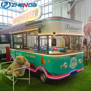 New Stainless Steel Mobile Food Truck for Restaurant Retail Food Shop Snack Bakery BBQ Fruits Food <b>Trailer</b> - Product Image 5