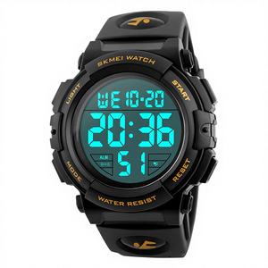 Reloj Deportivo Digital Electrónico <span class=keywords><strong>Shi</strong></span> Ke <span class=keywords><strong>Mei</strong></span> para Hombre, Resistente al Agua 5BAR, con Pantalla LED Grande, Multifuncional y Moderno para Exteriores - Product Image 1