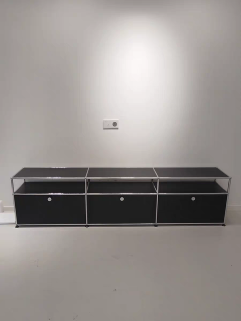 Stainless Steel Frame Cabinet Modular Furniture with Large Capacity Living Room Bedroom Sideboard Dinning Room Use