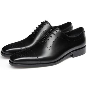 Zapatos Oxford de Vestir para Hombre, Hechos a Mano, de Alta Calidad, con Punta en Pico, Transpirables, Antideslizantes, Ligeros, con Cierre de Cordones, para Bodas y Eventos Formales de Verano - Product Image 3