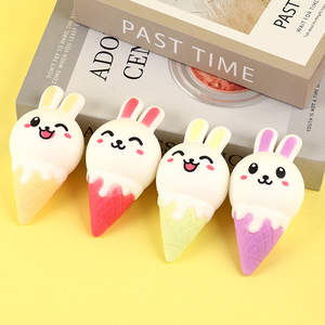 Crème glacée lapin à presser, Farine amusante à pincer, Anti-stress, Jouets pour enfants pour la décompression, Outil de relaxation - Product Image 3