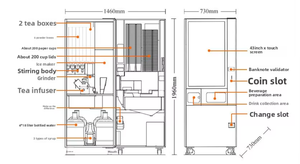Máquina Expendedora Inteligente GS Combo 4G WiFi Personalizable para Cócteles/Vino/Soda/Agua con Gas/Botellas/Cerveza en Vaso, con Reconocimiento de Edad - Product Image 6