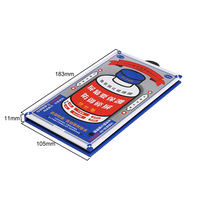 Boîte d'emballage pour 16 films de protection d'écran de téléphone portable, boîte à crochet personnalisée, cadre en plastique, boîte en bois, accessoires de téléphone portable transfrontaliers