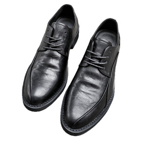 2026 Niche Embroidery Design <b>Men</b> <b>Dress</b> Shoes Height Increasing Genuine Leather Business Formal Elegant Leather Footwear - Product Image 5