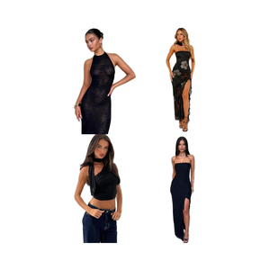 <span class=keywords><strong>Abiti</strong></span> estivi da <span class=keywords><strong>donna</strong></span> Design misto poliestere/cotone sfuso balle del fornitore nuovissima collezione di negozi - Product Image 1