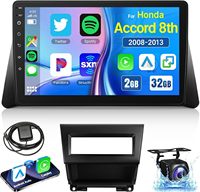 Autoradio Android pour 2008-2013, écran tactile, navigation GPS, lecteur multimédia avec Android Auto et CarPlay