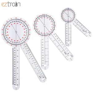 Goniometer Bộ 3 miếng 12 ", 8", 6 "cơ thể đo băng-Vật lý trị liệu, tập thể dục, thước đo góc thiên thần cai trị công cụ đo lường