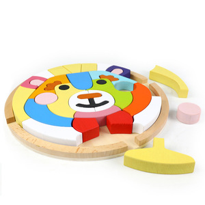 Hot New Products Wooden Bear Block Puzzle Baby Multi Functional Educational Learning Montessori Puzzles Toys for Boys&Girls - Product Image 4