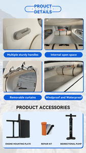 Entroffy Catamaran Électrique Solaire Gonflable Drop Stitch Personnalisable, <span class=keywords><strong>Bateau</strong></span>-île Flottant pour Lac et Rivière, En Stock - Product Image 4
