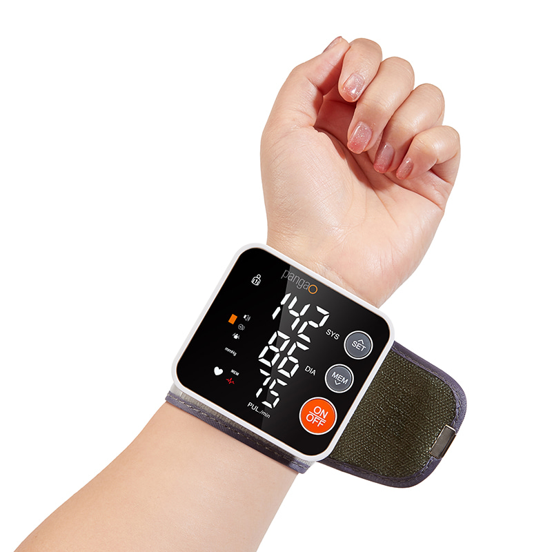 OEM Automatic Accurate Tensiometre LED BP Monitor Electric Sphygmomanometer Digital Wrist Blood Pressure Monitor
