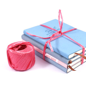 Foska 1 cuộn/thu nhỏ 100m Tổng chiều dài thủ công tự làm quà tặng bọc các loại màu sắc bền nhựa Polyester dây thừng - Product Image 3