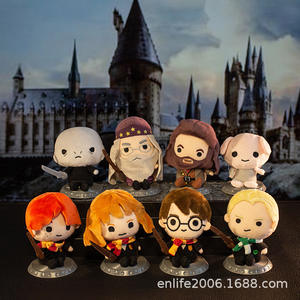 Prix de gros : Porte-clés en peluche de 4 pouces (10 cm) avec mini figurines de dessins animés pour machine à griffes - Product Image 3