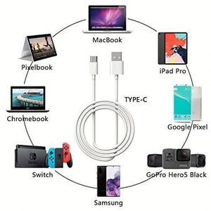 Fast Charging <b>USB</b>-C Cable PVC 3ft Quick Charger Data Transfer Type C Cable Data Cable for Sams S8 S9 - Product Image 4