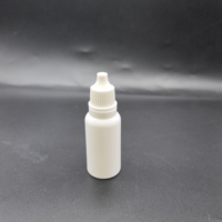 Flacons compte-gouttes de 10ml avec inserts compte-gouttes et bouchons inviolables blancs