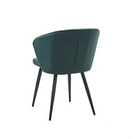 Nouvelles chaises de salle à manger beiges, design haut de gamme, fauteuils de luxe, chaise de salle à manger en velours de luxe avec pieds dorés