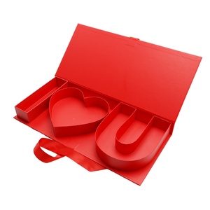 Caja de Regalo con Forma de Letra I Love You, Rellenable con Chocolate, para Arreglos Florales del Día de San Valentín - Product Image 1
