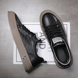 Chaussures décontractées en cuir véritable pour hommes, taille 47 extra large, en cuir de vachette, résistantes à l'usure et antidérapantes, modèle 2026 - Product Image 4