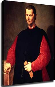 Figure historique personnalisé Niccolo Machiavelli Portrait toile peintures et Art mural décor à la maison philosophie politique mur Art imprimer - Product Image 2