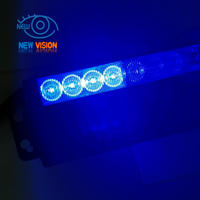 Luces LED Estroboscópicas de Emergencia, Barra de Luz Intermitente de Advertencia, Ventosa de Vacío, Bombilla Trasera para Parabrisas de 24V, 8 Unidades