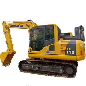 Original komatsu Used Excavators PC110 With Cab Crawler Hydraulic Excavator Japan Engine Mini Excavator <b>earth</b> <b>moving</b> <b>machinery</b> - Product Image 1