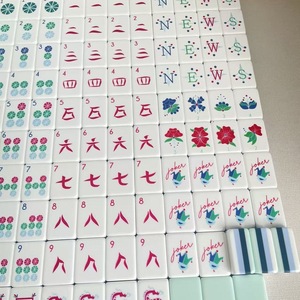 2026 New American Mahjong <b>Set</b>: Custom-Sized, Durable, Portable, Eco-Friendly Acrylic Tiles with Colorful Patterns - Product Image 3