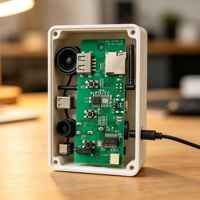   Carte de circuit imprimé amplificateur audio PCBA, lecteur de carte USB TF, amplificateur de puissance pour haut-parleur