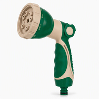 Pistolet de pulvérisation multifonction haute pression pour tuyau d'arrosage, réglable 10 modes, poignée souple en ABS, pour usage extérieur et automobile
