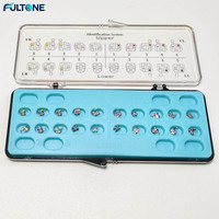 Attaches orthodontiques dentaires 20 pièces en métal, mini Roth MBT 022 345 avec crochet pour traitement dentaire