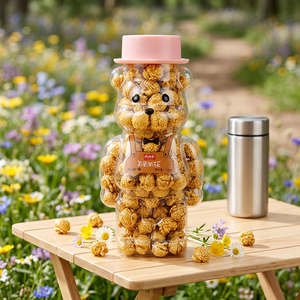 Longxiaoya Bocadillos <span class=keywords><strong>de</strong></span> Maíz Horneados Kosher, <span class=keywords><strong>Palomitas</strong></span> <span class=keywords><strong>de</strong></span> Maíz Dulces Semiblandas Sin Grasas Trans, Sabor a Caramelo con <span class=keywords><strong>Mantequilla</strong></span>, Bolsa <span class=keywords><strong>de</strong></span> 128g, Listo para Servir - Product Image 2