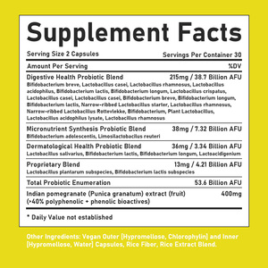 High Quality ODM Probiotic Capsules with Prebiotic Dietary <b>Supplement</b> Promote Digestive Function and Maintaining Immune Health - Product Image 2