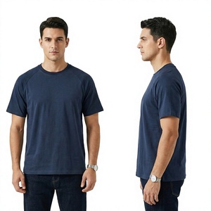 High Quality Men's 210g <b>Raglan</b> Long <b>Sleeved</b> Solid Color Blank <b>T</b>-<b>shirt</b> Customized Bottoming <b>Shirt</b> Baseball street <b>shirt</b> - Product Image 1