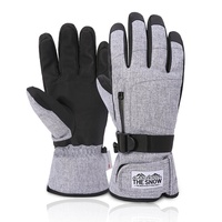 Gants de ski d'hiver pour hommes et femmes, imperméables, compatibles avec les écrans tactiles, thermiques, chauds, coupe-vent, pour le ski, le snowboard, le tir, la chasse