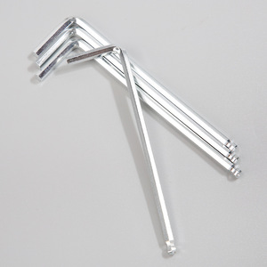 Clé hexagonale de type L 3 mm, longueur 44 mm, acier trempé, qualité industrielle, jeu de clés Allen métriques - Product Image 1