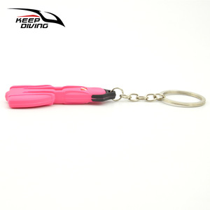 พวงกุญแจรูปครีบดำน้ำซิลิโคน Keep Diving รุ่น 3D ทำจากโลหะผสมสังกะสี รหัส PS-032 - Product Image 5